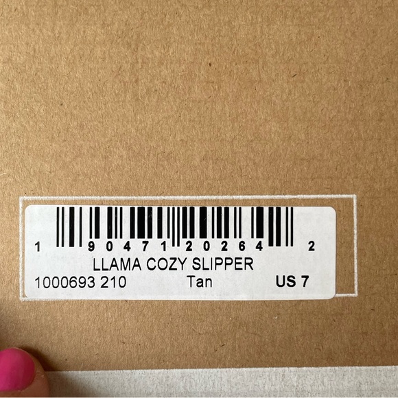 NIB Soludos Llama Cozy Slipper in Tan - Picture 8 of 8